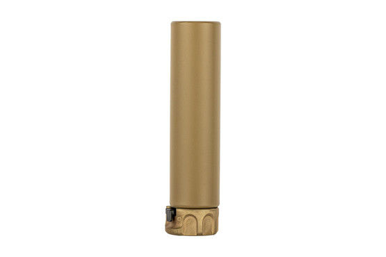 The SureFire SOCOM Trainer 5.56 Muzzle Device FDE features the fast attach system